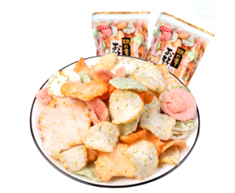 【新品到货】日本进口膨化零食池田屋矶幸什锦海鲜仙贝煎饼米饼130g